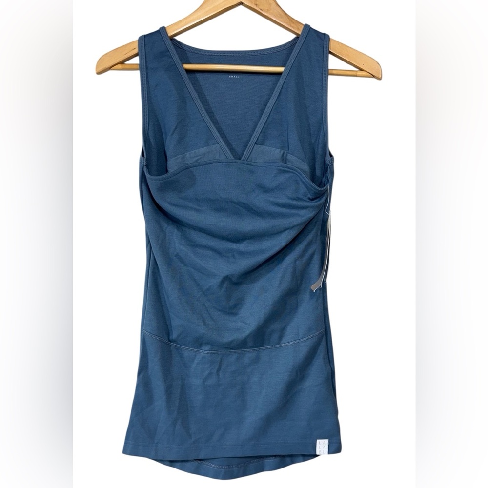 Lalabu Soothe Shirt Baby Wearing Tank Top Nursing Carrier Blue Women’s S NWT